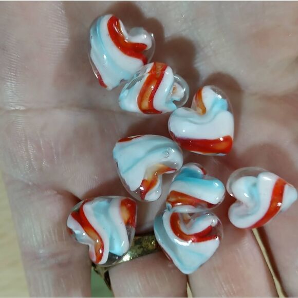 Lot of 8 Murano beads - Picture 1 of 4